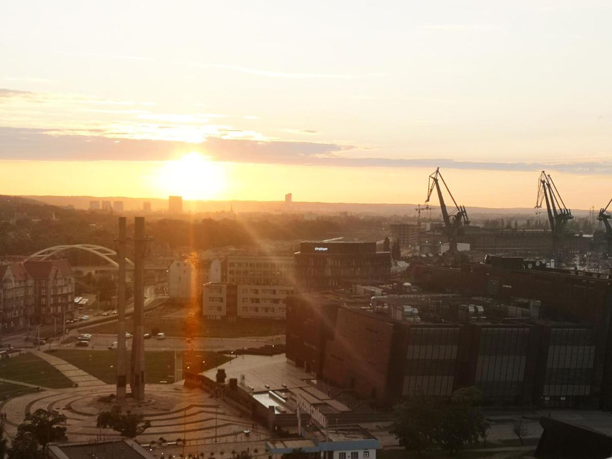 Walowa Tower Apartments Gdańsk Kültér fotó